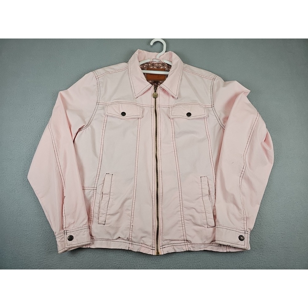 Outback Trading Women's Size‎ XL Pink Sweet Jeans Jacket Style # 2213